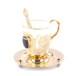 Кофейная пара из фарфора &quot;Агат&quot; 170 мл Златоуст — 