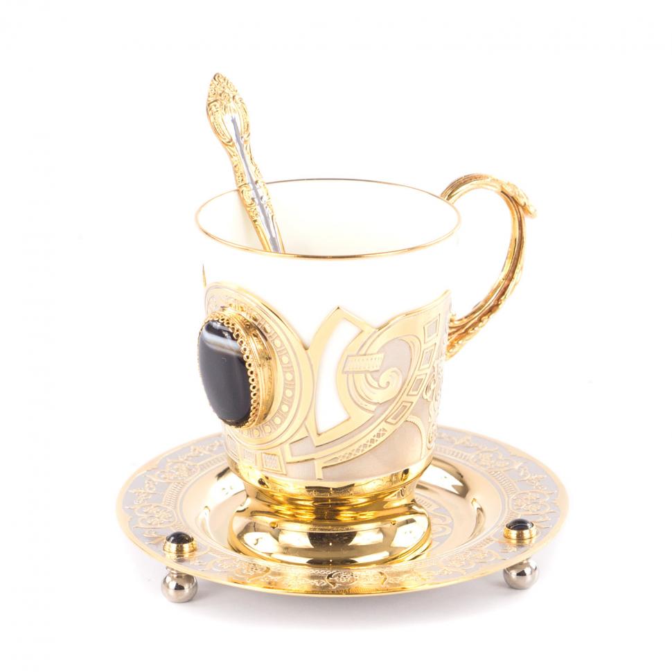 Кофейная пара из фарфора "Агат" 170 мл Златоуст фото 1 — 