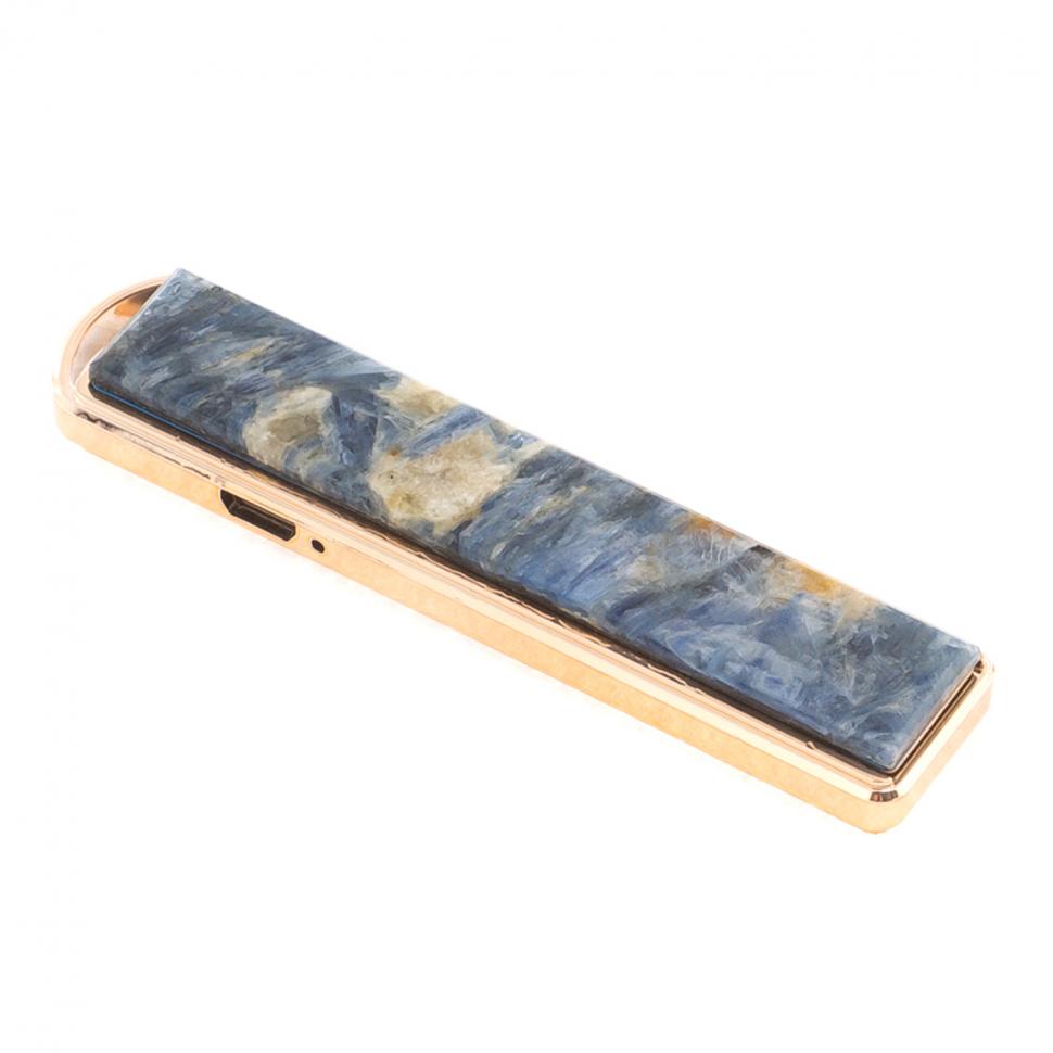 USB зажигалка из камня кианит фото 1 — 