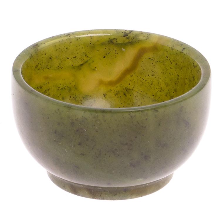 Чашка очоко для саке из нефрита 35 мл 4,8х4,8х3 см фото 1 — 