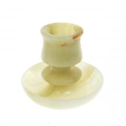 Подсвечник из оникса &quot;Чаша&quot; 7,5х7,5х7,5 см (3) — 