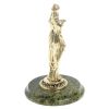 Статуэтка "Фемида" на подставке из баженовского змеевика фото 3 — 