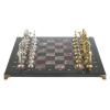 Шахматы "Древний Египет" доска 40х40 см креноид змеевик фото 2 — 