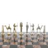 Шахматы "Древний Египет" доска 40х40 см креноид змеевик фото 5 — 