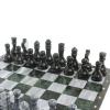 Настольная игра Шахматы Шашки Нарды 3 в 1 из камня мрамор змеевик фото 5 — 