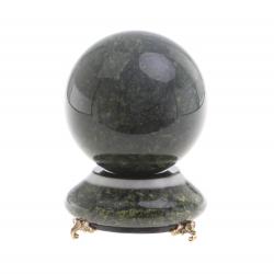 Шар &quot;Антистресс&quot; 10 см из темно-зеленого змеевика — 