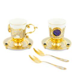 Кофейный набор &quot;Агатовый&quot; на две персоны 170 мл Златоуст — 