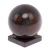 Шар на подставке из серого обсидиана 7 см фото 2 — 