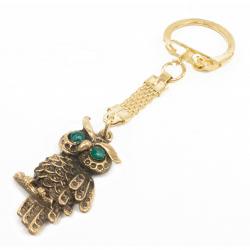 Брелок Сова бронза — 