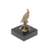 Статуэтка "Орел" из бронзы и долерита 3,5х3,5х5 см фото 3 — 