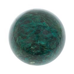 Шар диаметром 10 см из камня змеевик — 