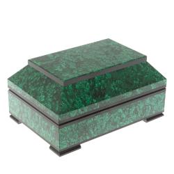 Подарочный ларец &quot;Желание&quot; камень малахит 13х9х6,5 см — 