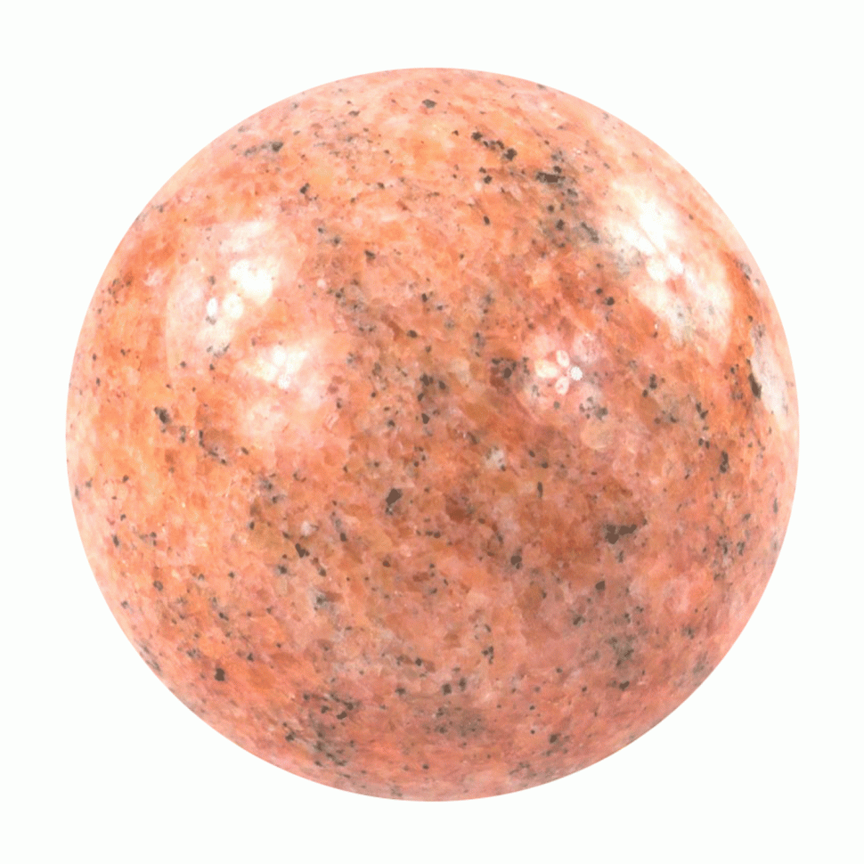 Шар из розового мрамора 7,5 см фото 1 — 