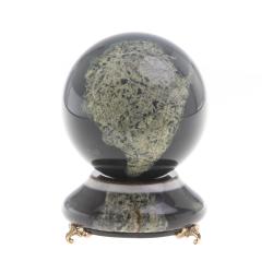 Шар &quot;Антистресс&quot; 10,5 см из черного змеевика — 