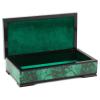 Шкатулка для хранения денег "Купюра" камень малахит 18,5х9,5х5 см фото 2 — 