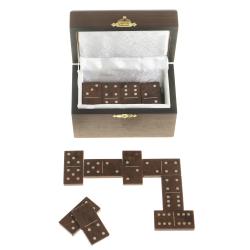 Домино из камня обсидиан — 