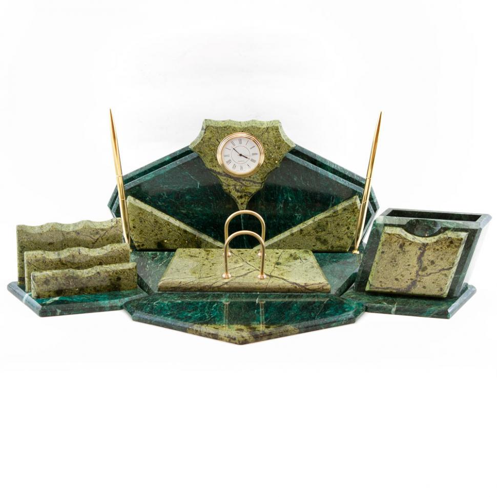 Письменный набор змеевик фото 1 — 