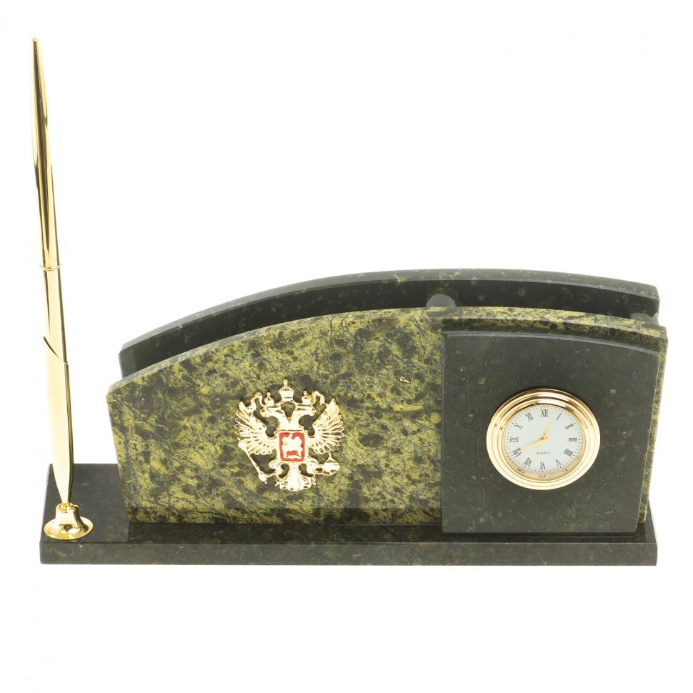 Мини-набор с часами и гербом РФ фото 1 — 