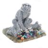 Сувенир из мрамолита "Обезьяна на бревне" фото 1 — 