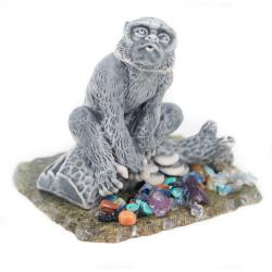 Сувенир из мрамолита &quot;Обезьяна на бревне&quot; — 