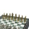 Шахматы подарочные "Галлы и Римляне" 36х36 см из мрамора и змеевика фото 3 — 
