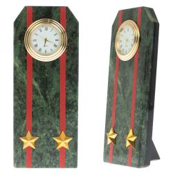 Часы погон &quot;Подполковник ВС&quot; шабровский змеевик — 