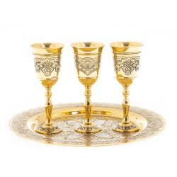 Набор рюмок на подносе &quot;Изящный&quot; 40 мл Златоуст — 