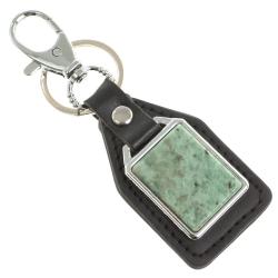 Брелок для ключей с накладкой из жадеита — 