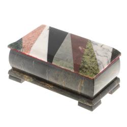 Шкатулка для денег &quot;Купюрница&quot; с мозаикой косой луч 19х9,5х8 см — 