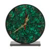 Часы настольные из малахита "Мозаика" 26,5х8х28 см фото 1 — 
