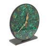 Часы настольные из малахита "Мозаика" 26,5х8х28 см фото 2 — 