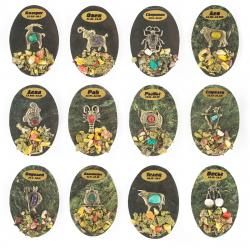 Комплект магнитов &quot;Знаки зодиака&quot; (12 штук) — 