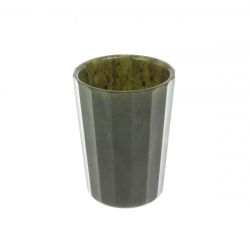 Стопка граненная из камня нефрит 4х4х6 см — 