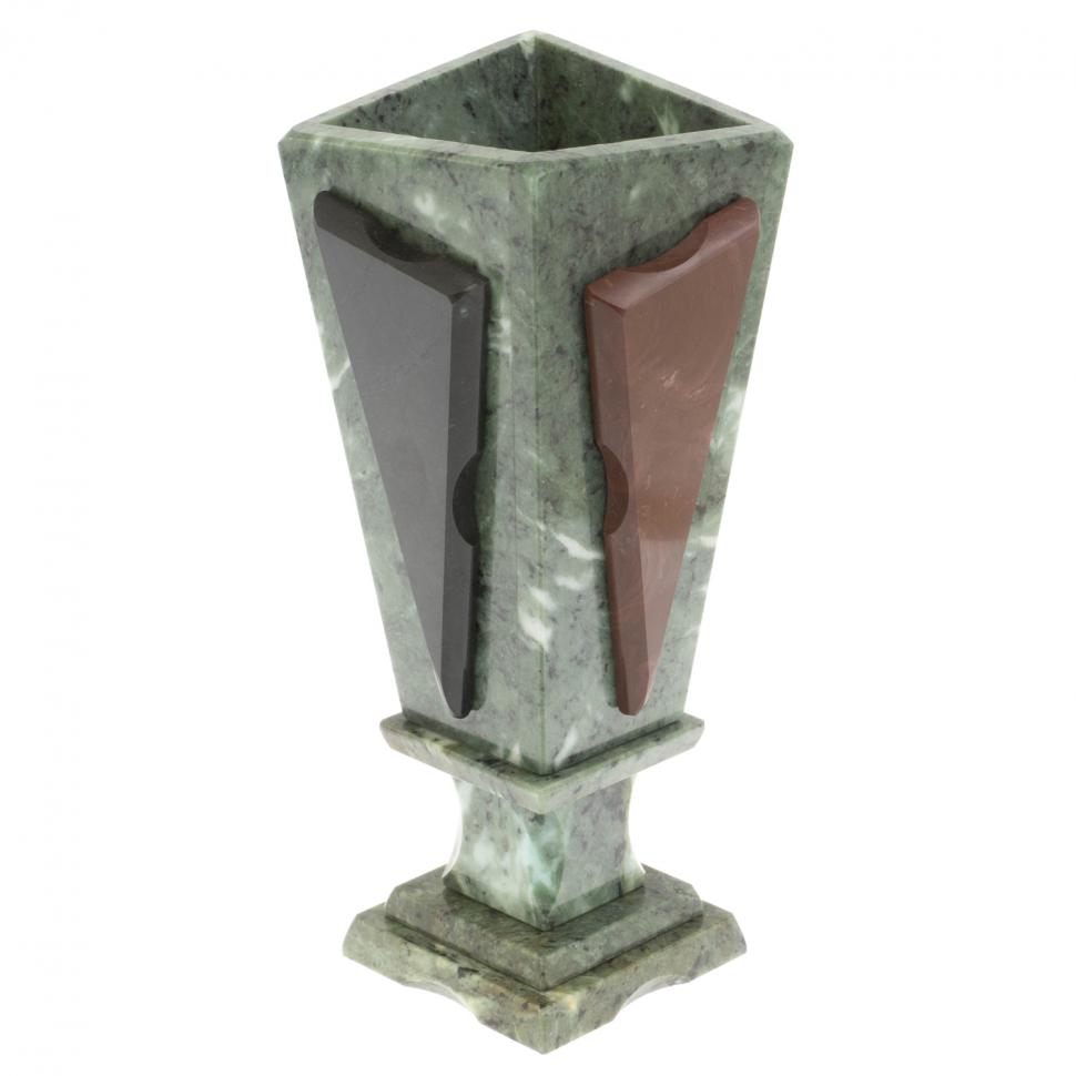 Подарочная ваза из камня "Силуэт" 10х10х29 см фото 1 — 
