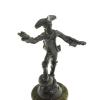 Статуэтка из бронзы "Мюнхаузен" на подставке из змеевика фото 3 — 