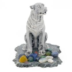 Сувенир &quot;Ротвейлер&quot; из мрамолита — 