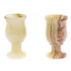 Набор рюмок из оникса 2 шт 20 мл 3,8х7 см в коробке (1,5х3) — 