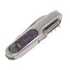 Нож мультитул складной 7 в 1 с камнем сиреневый флюорит фото 2 — 