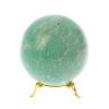 Шар из камня амазонит 8,5 см фото 2 — 