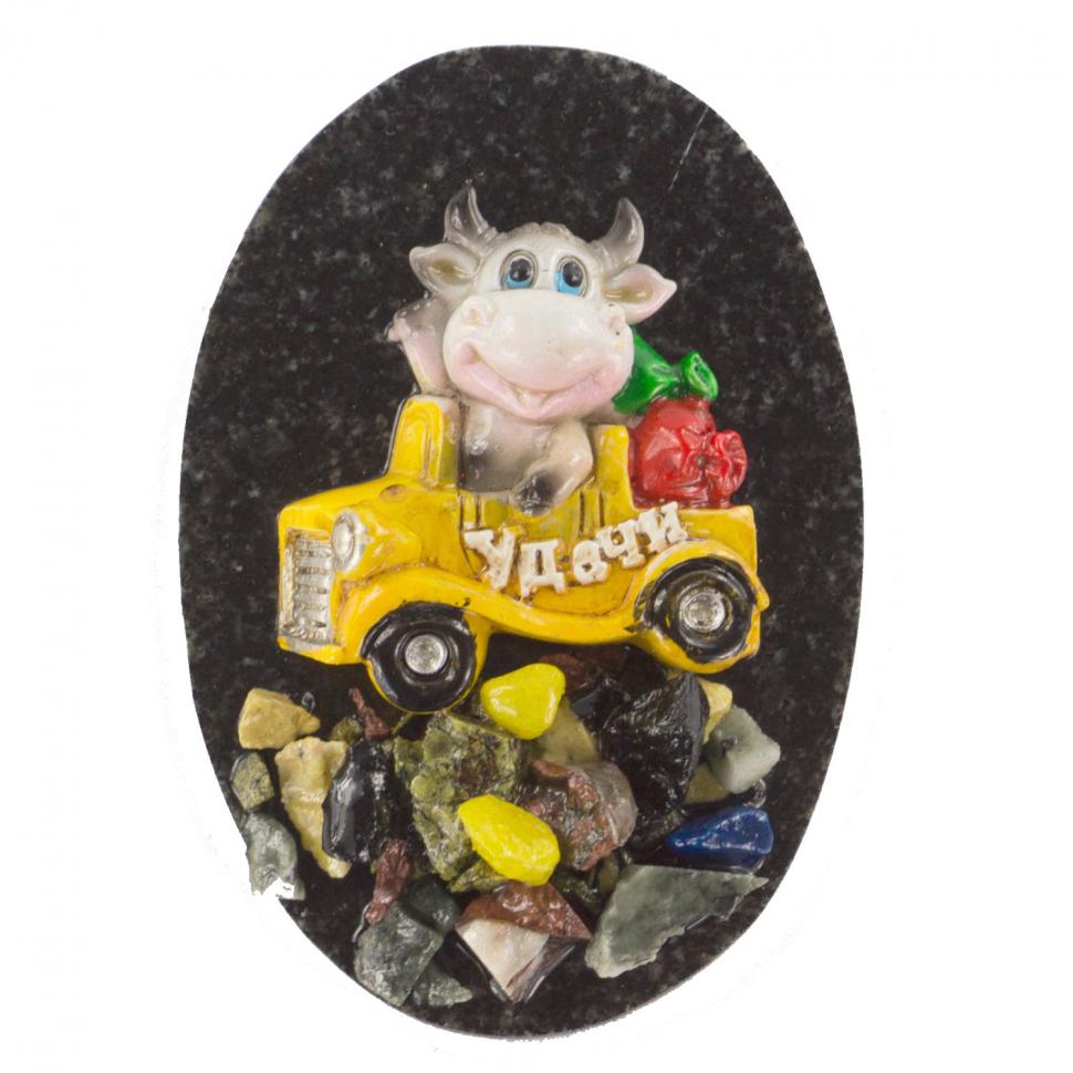 Магнит сувенирный символ года Бычок Удачи фото 1 — 