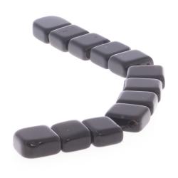 Четки из черного обсидиана 12 зерен перекидные — 