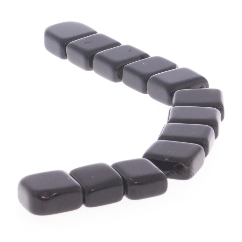 Четки из черного обсидиана 12 зерен перекидные фото 1 — 