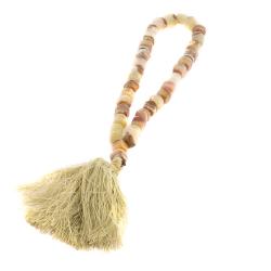 Четки из зелено-коричневого оникса 33 бусины грани — 