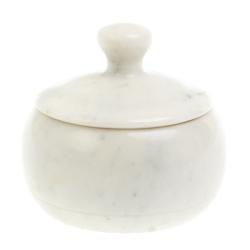 Сахарница из белого мрамора 9х8 см — 