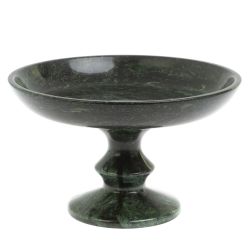 Фруктовница из шабровского змеевика 24х24х14,5 см — 