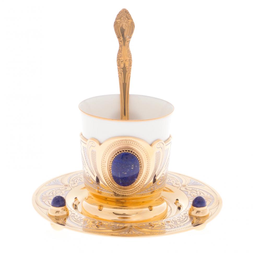 Кофейная пара "Лазурит" 80 мл Златоуст фото 1 — 