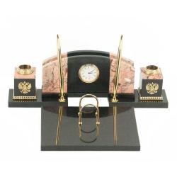 Настольный набор из креноида и змеевика — 