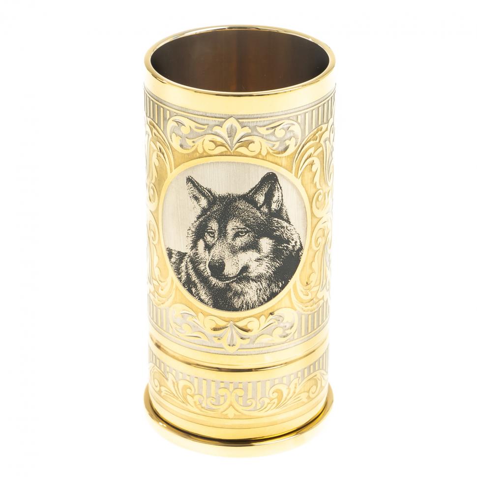 Стопка гильза "Волк" 40 мл Златоуст фото 1 — 