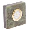 Часы настольные из змеевика квадратные 7,5х2х7,5 см фото 2 — 
