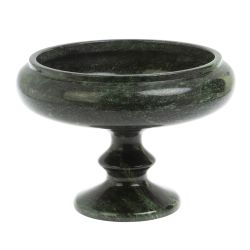 Конфетница из шабровского змеевика 24х24х17,5 см — 